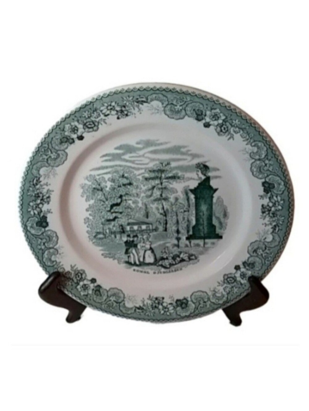 Vintage Gustavsberg Porcelain Decorative Wall Plate-KONGL DJURGARDEN